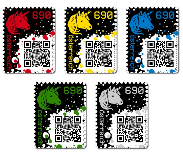 File:Austrian Post - Crypto Stamp set.png