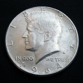 File:Gabriele Perticaroli - Bitcoin Circuit Board 1964 Kennedy Half Dollar Silver back.jpg