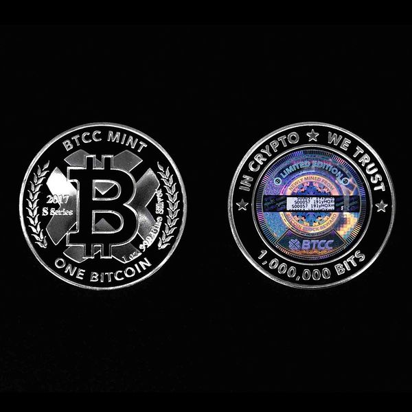 File:BTCC Mint - S Series Silver One Bitcoin front back.jpg