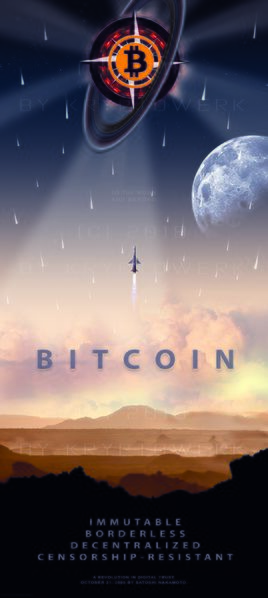 File:Kryptowerk - Bitcoin Poster meteor.jpg