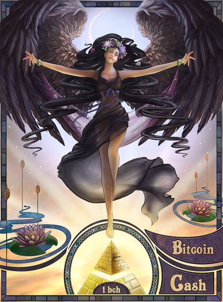 File:Cryptoart - Bitcoin Cash - Core’s Black Swan front.jpg