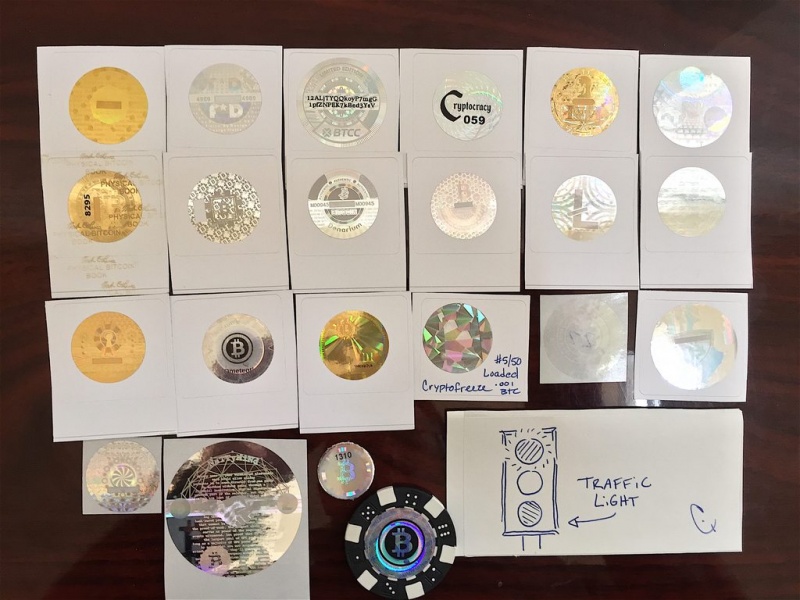 File:Autographs for the Encyclopedia of Physical Bitcoins holograms.jpg